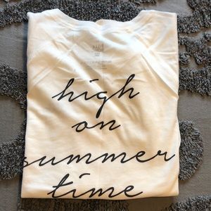 White Billabong Long Sleeve Tee